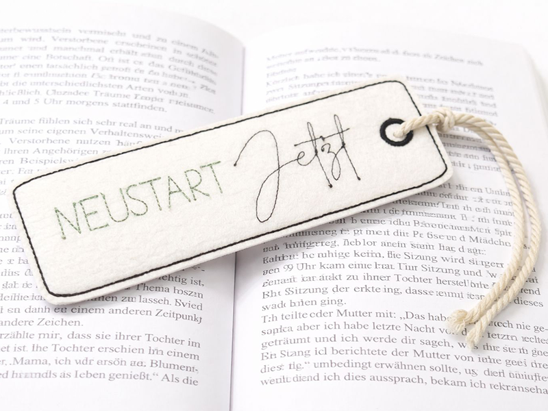 Preview: Lesezeichen Neustart Jetzt - ITH-Stickdatei